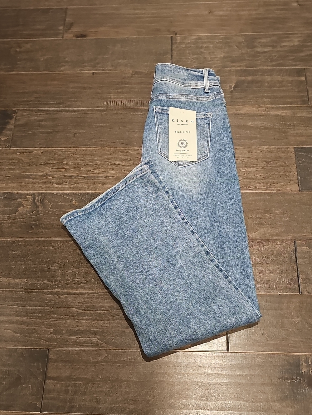 Brand New Risen Skyline High Rise Ankle Straight Leg Jeans Sz 11/30 - Picture 11 of 15